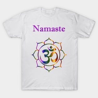 Namaste Yoga and Meditation Design T-Shirt